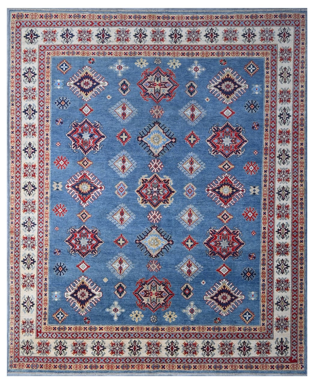 Tappeto Kazak Classico, Multicolore, fatto a mano, 294x242cm