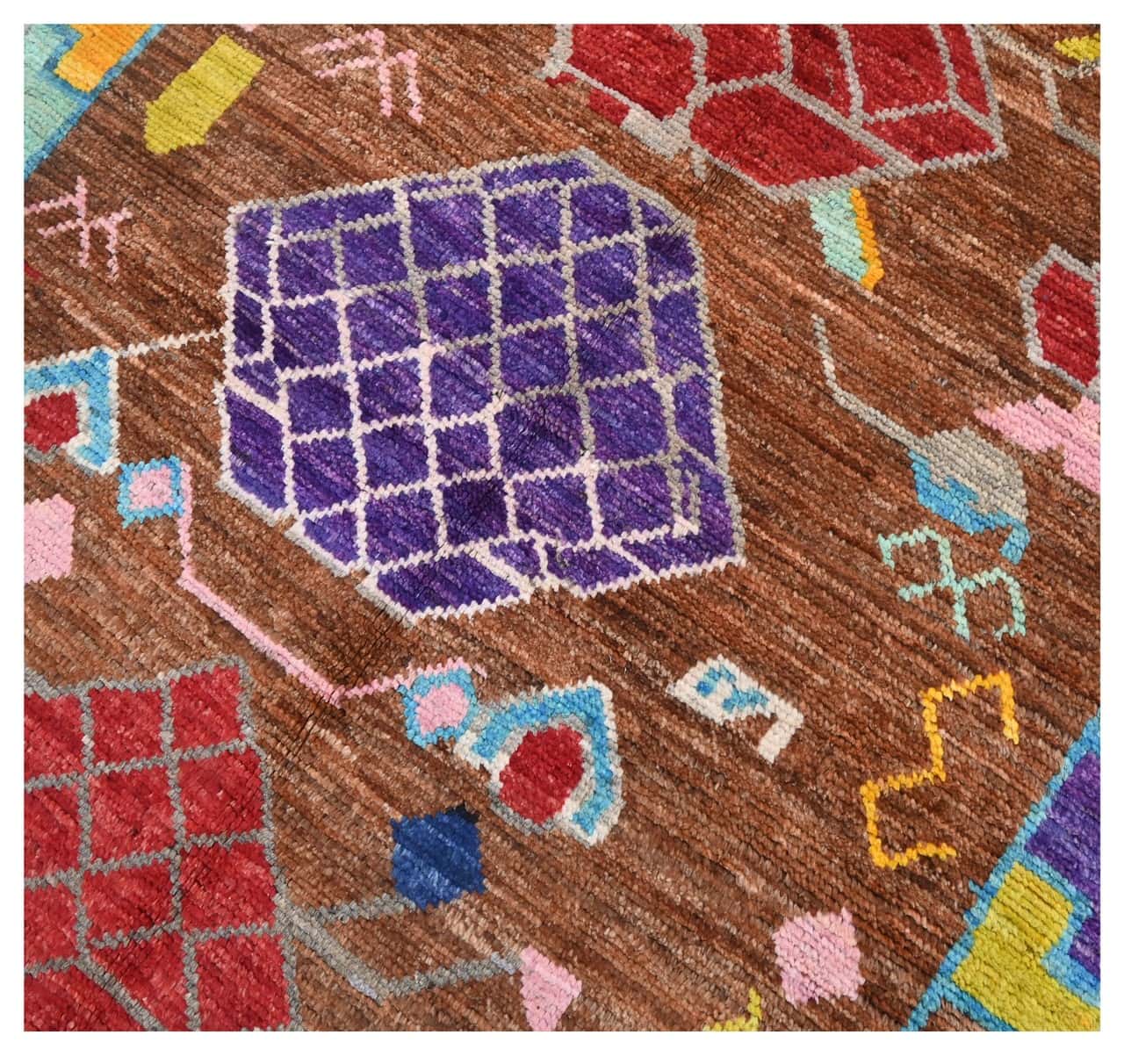 Taimany - Multicolor Tribal Wool Rug - Hand-Knotted 180x111cm
