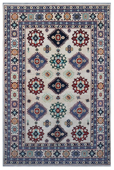 Tappeto Kazak Classico, Multicolore, fatto a mano, 296x194cm - CarpetLiving