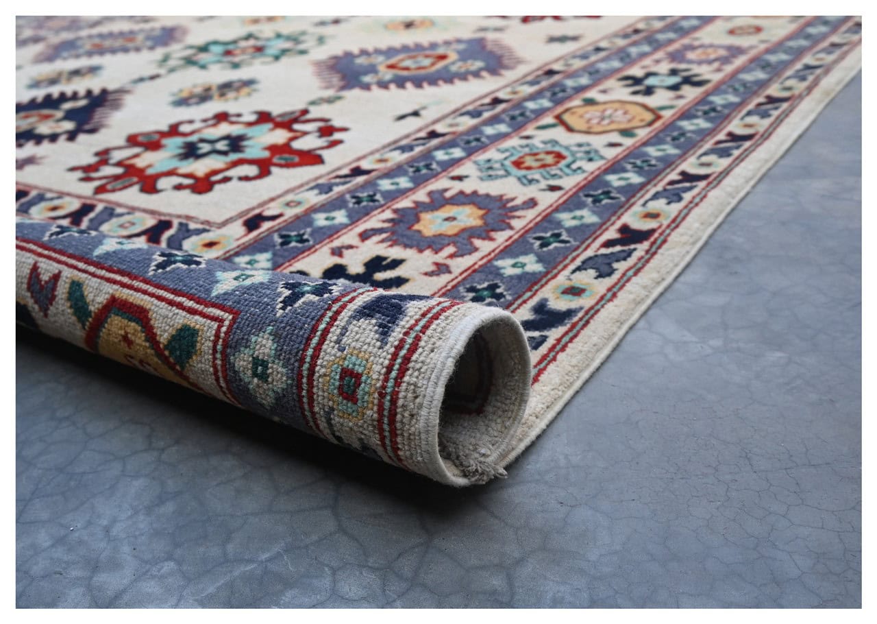 Tappeto Kazak Classico, Multicolore, fatto a mano, 296x194cm