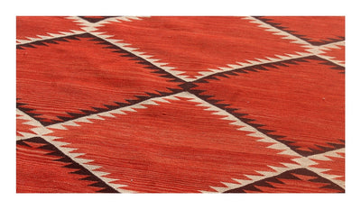 Tappeto Kilim moderno in lana multicolore 200x152cm - CarpetLiving