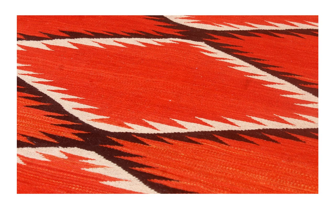Modern wool Kilim carpet multi 195x150cm
