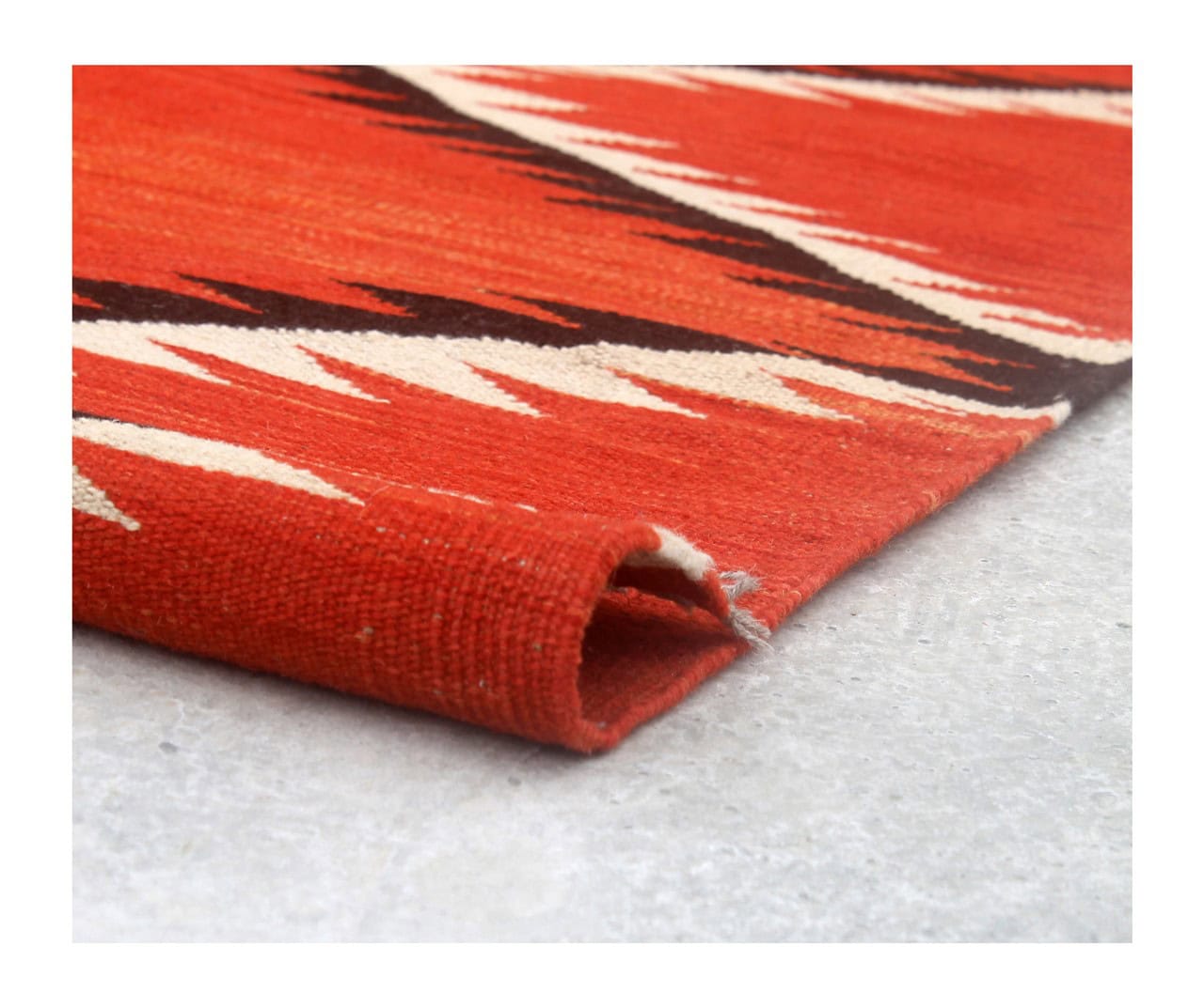 Modern wool Kilim carpet multi 195x150cm