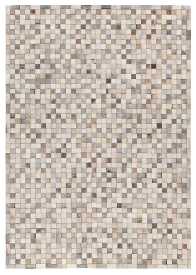 LEATHER PATCHWORK GREY - CarpetLiving