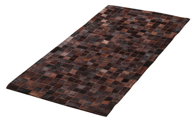 LEATHER PATCHWORK CHOCO - CarpetLiving