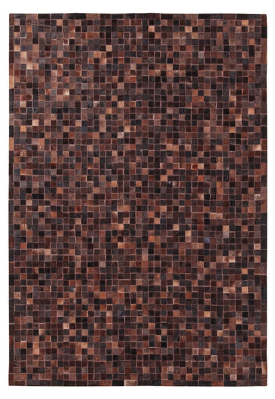 LEATHER PATCH MOSAIC CHOCO - CarpetLiving