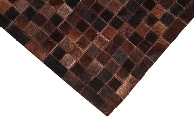 LEATHER PATCH MOSAIC CHOCO - CarpetLiving