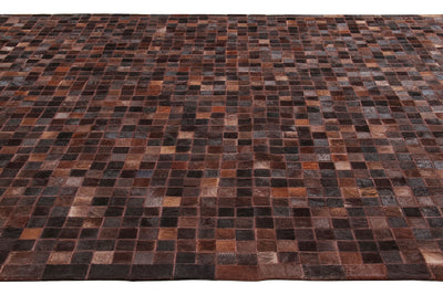 LEATHER PATCH MOSAIC CHOCO - CarpetLiving