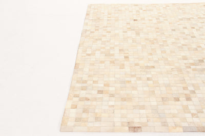 LEATHER PATCHWORK BEIGE - CarpetLiving