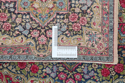 Tappeto Kerman Antico Persiano Autentico | Annodato a Mano 366x276cm - CarpetLiving