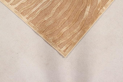 Tappeto Moderno di Design Tiger in Viscosa Premium 60x120 cm Beige Avorio – Elegante per Arredi Contemporanei