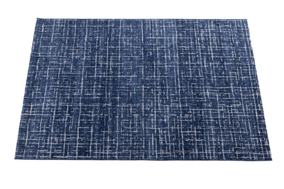 Tappeto Blu Moderno 190x133 cm DENVER – Tappeto di Design, Morbido e Resistente - CarpetLiving