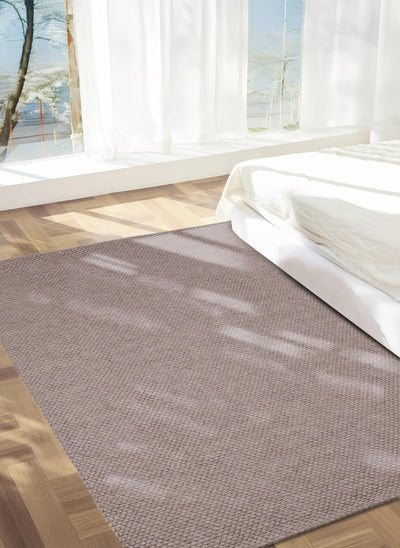 Tappeto Moderno NAIVE in Lana Beige - Tinta Unita - Realizzato a mano - 230x160cm - CarpetLiving