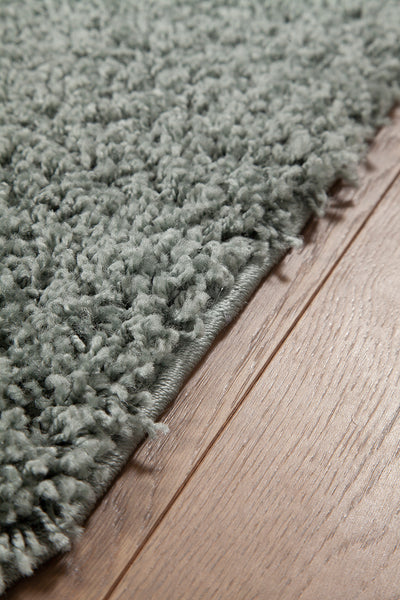 Tappeto Shaggy Boston Grigio Menta - Tinta Unita - Morbido e Resistente | Ideale per ogni ambiente - CarpetLiving
