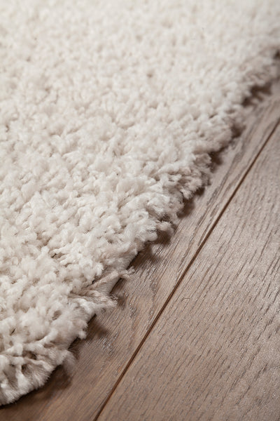 Tappeto Shaggy Boston Grigio Avorio - Tinta Unita - Morbido e Resistente | Ideale per ogni ambiente - CarpetLiving