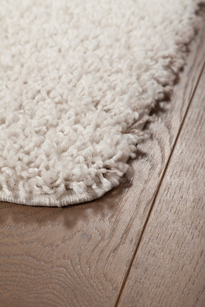Tappeto Shaggy Boston Grigio Avorio - Tinta Unita - Morbido e Resistente | Ideale per ogni ambiente - CarpetLiving