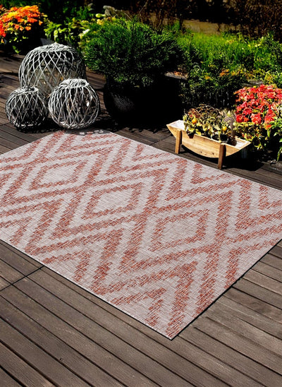 Tappeto da Esterno - ETHNO 2 TERRA - Indoor/Outdoor | Ideale per Terrazze, Balconi, Patio, Verande - CarpetLiving