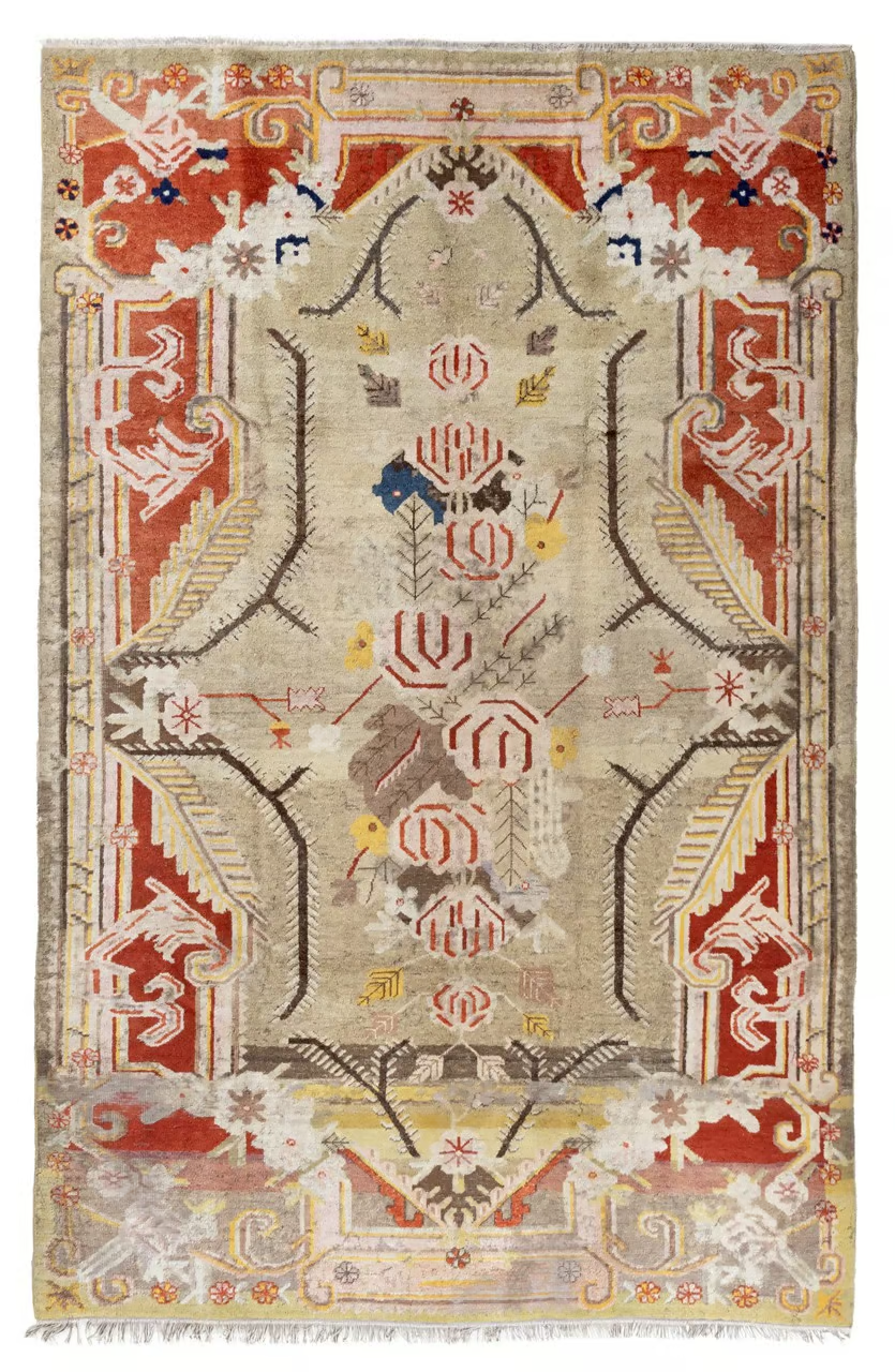 Tappeto Samarcanda Antico Autentico 282 x 182 cm