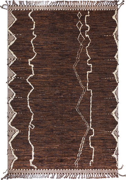 Handmade Afghan Berber in pure wool 300x200cm