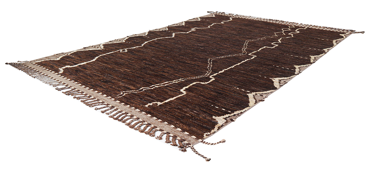 Handmade Afghan Berber in pure wool 300x200cm