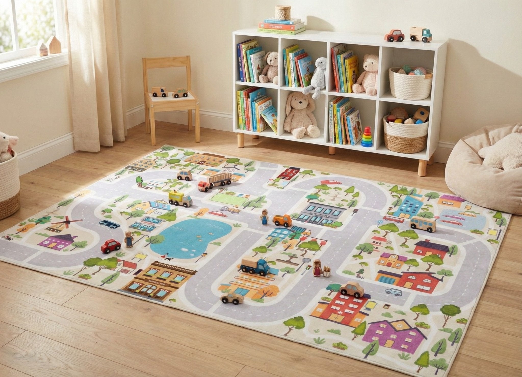 Tappeto da Gioco per Bambini, Morbido, Lavabile in Lavatrice e Certificato Sicuro - 170x120cm