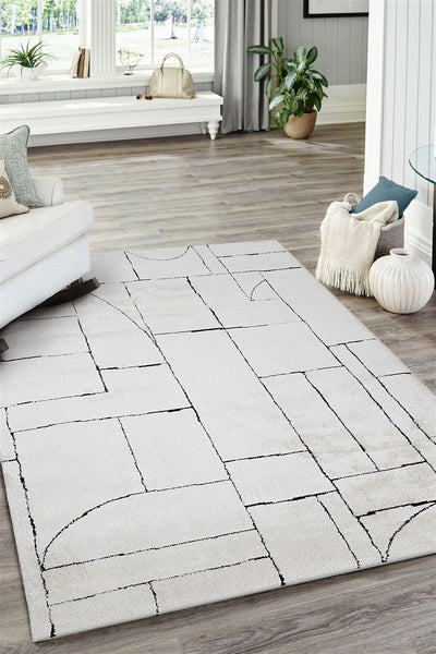 Tappeto Shaggy Tribe Soft B moderno con linee astratte - CarpetLiving