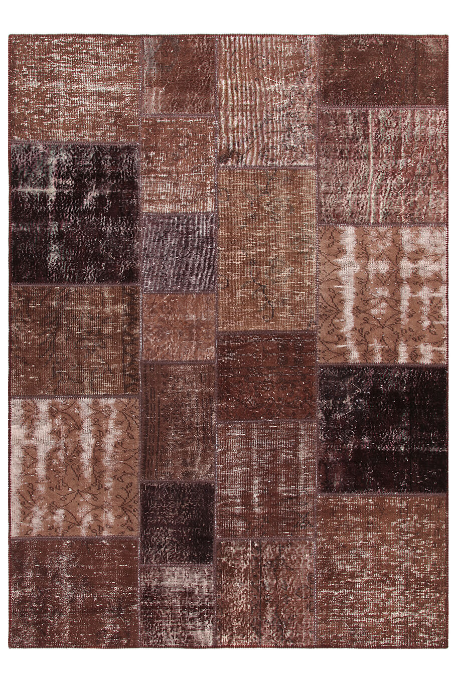 Tappeto Patchwork brown