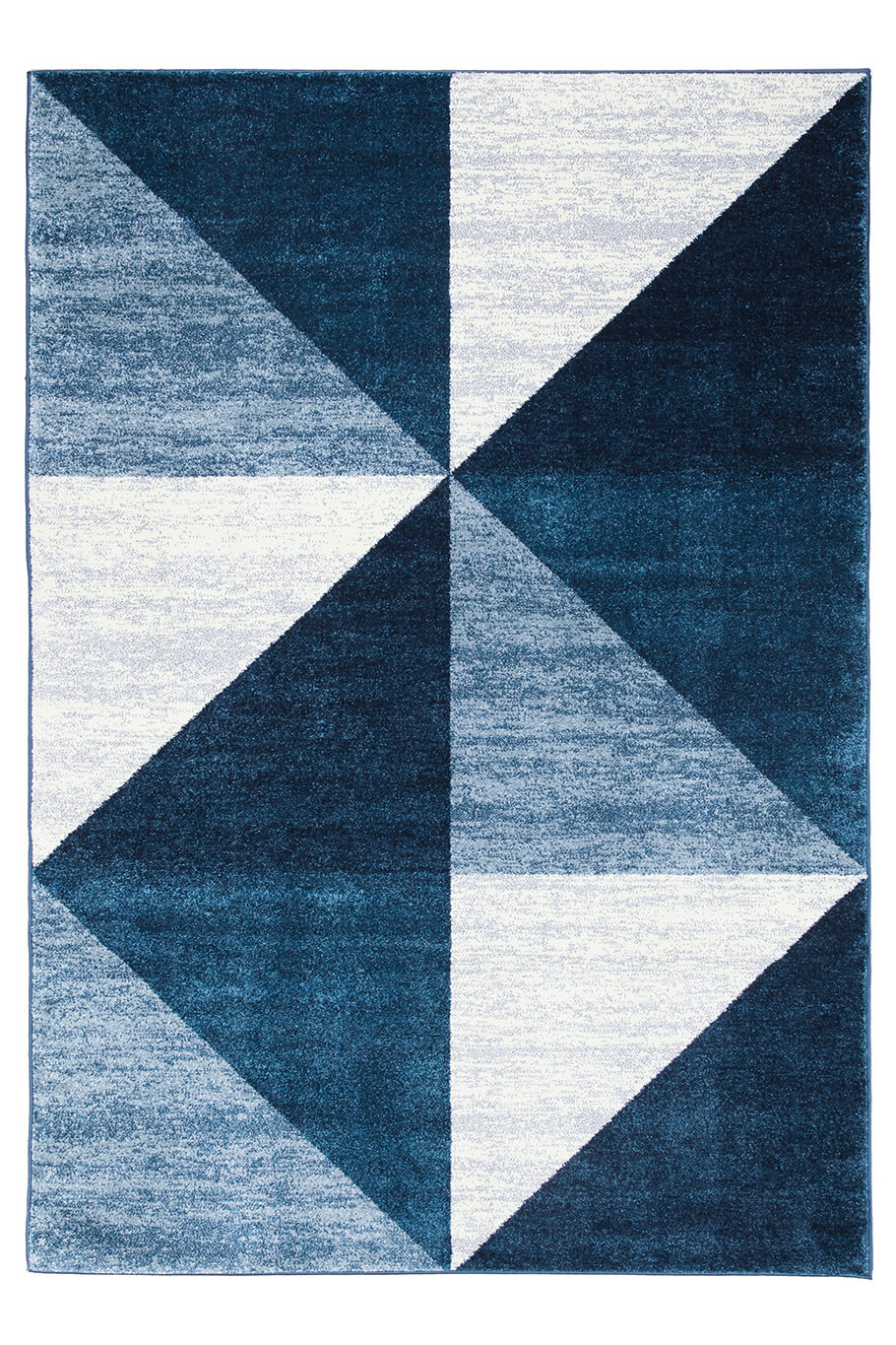 Carpet Opera square triangles blue