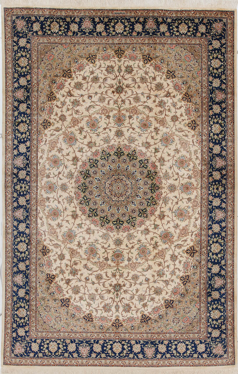 Oriental carpet Qum silk 4254808