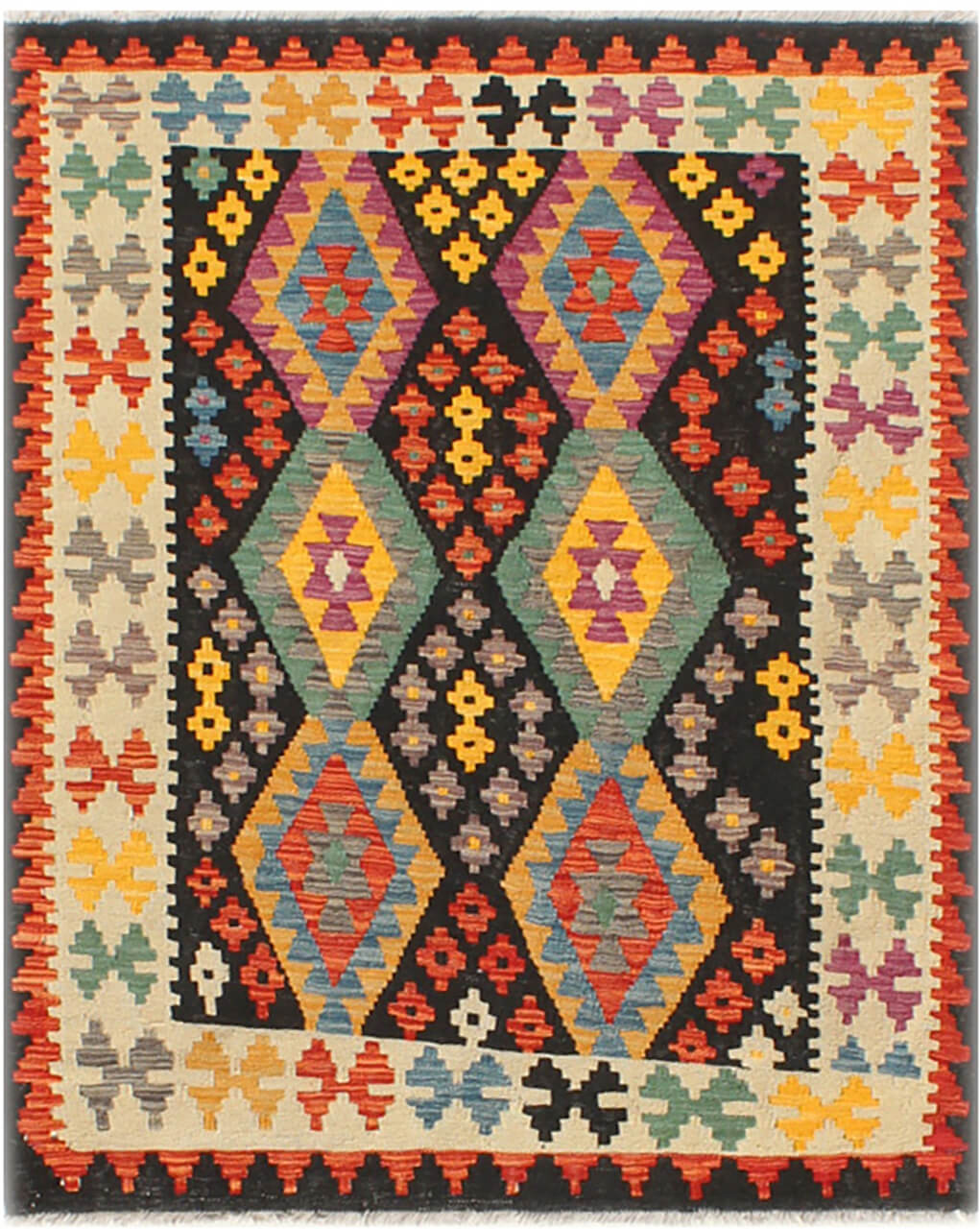 Oriental carpet Kilim kaudani 8188192