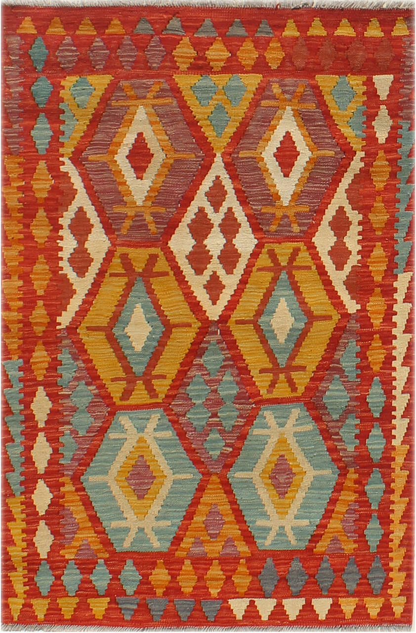 Oriental carpet Kilim kaudani 8188813