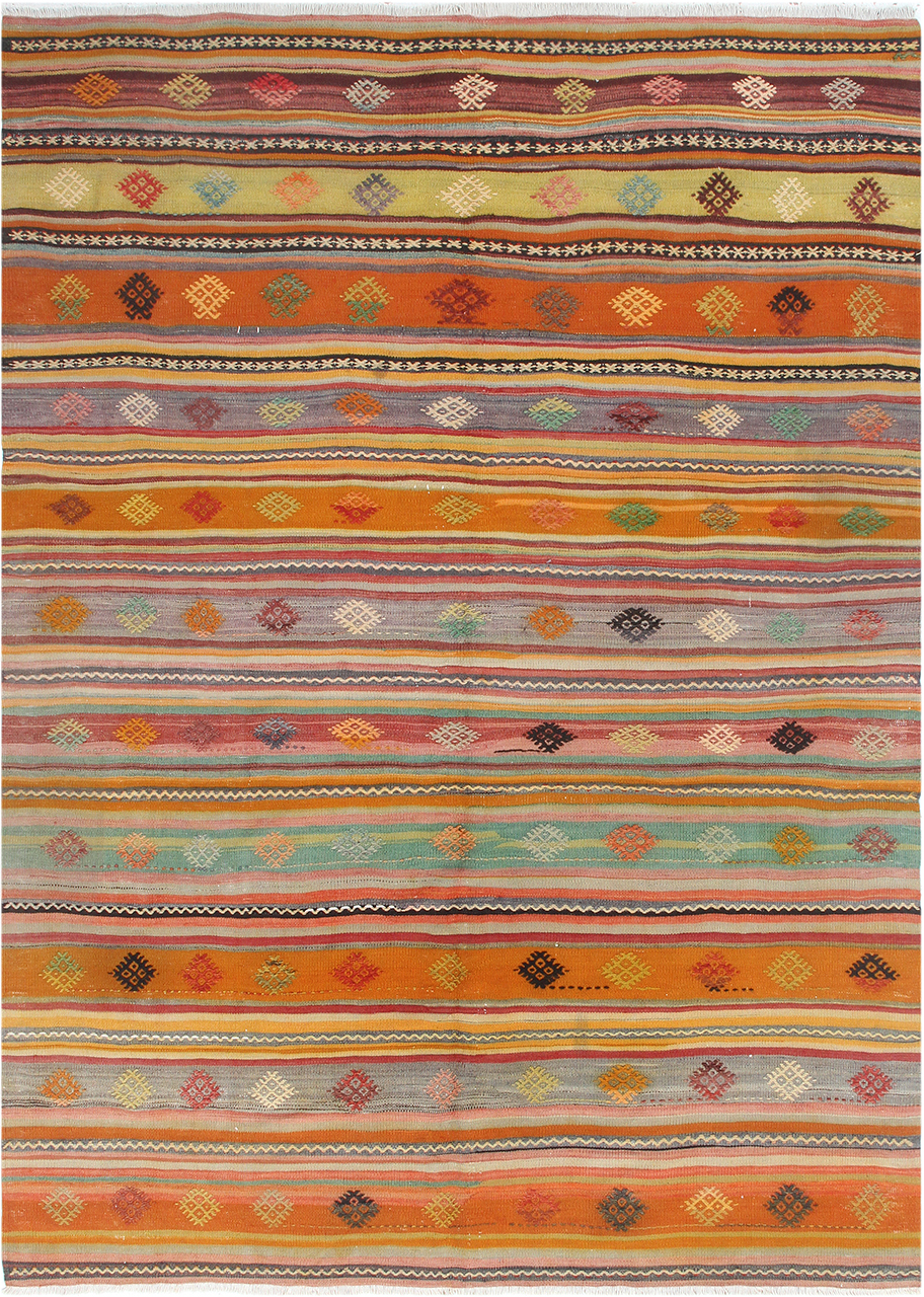 Tappeto orientale Kilim turco 4133604