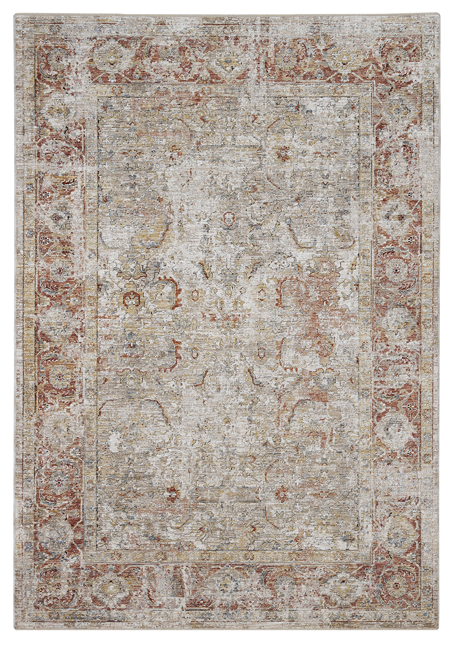 Tappeto Caravan grey/rust
